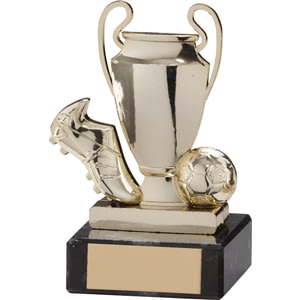 Champions Cup Football Trophy Gold 100mm