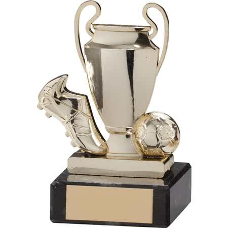 Champions Cup Football Trophy Gold 100mm
