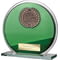 Seismic Multisport Circle Plaque Green & Silver