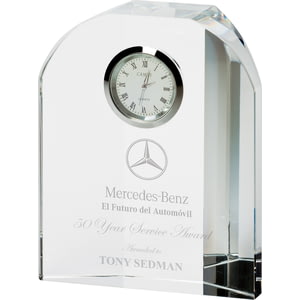 Prestige Crystal Clock 120mm