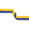 Medal Ribbon Yellow & Blue 395x22mm