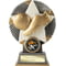 Pulse Star Football Award Antique Silver & Gold 150mm