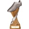 Screamer Football Boot Award Antique Gold & Silver