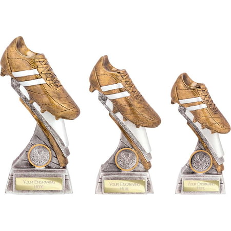 Thunder Flash Football Award Antique Silver & Gold