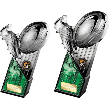 The Marauders Rugby Green Shirt Gunmetal & Carbon Black