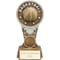 Ikon Tower Basketball Award Antique Silver & Gold