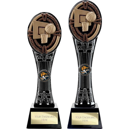 Maverick Extreme Tower Basketball Award Black & Antique Bronze