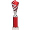 Hurricane Multisport Plastic Tube Cup Silver & Red