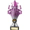 5 Star Trophy Purple and Silver