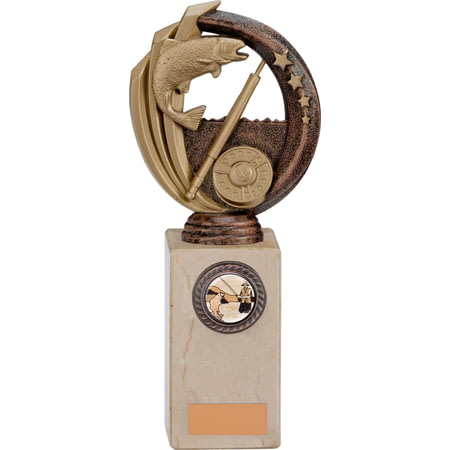 Renegade Fishing Legend Award Antique Bronze & Gold