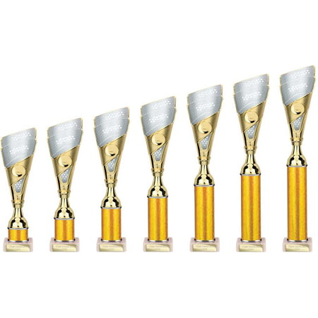 Predator Multisport Tube Trophy Gold & Silver