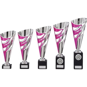 Razor Pink & Silver Cup
