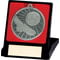 Formation Football Medal & Box Silver