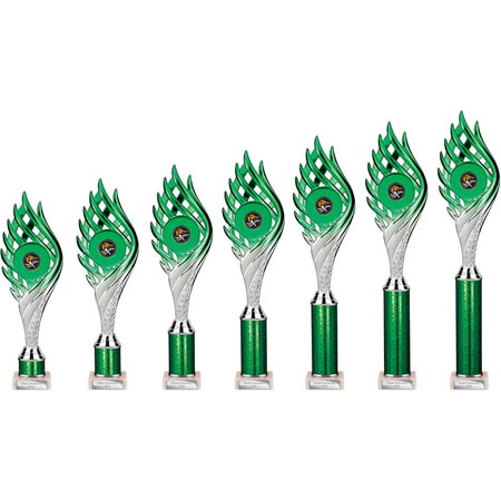 Wildfire Multisport Tube Trophy Green and Silver
