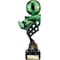 Innov8 Football Plastic Trophy Green & Black