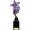Innov8 Star Plastic Trophy Purple & Black.