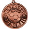 Cascade Walking Football Iron Medal Antique Silver