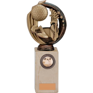 Renegade Golf Legend Award Antique Bronze & Gold