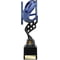 Innov8 Rugby Plastic Trophy Blue & Black