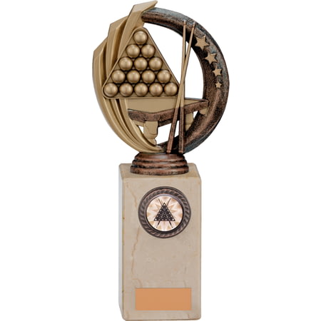 Renegade Snooker Legend Award Antique Bronze & Gold