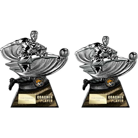 Power Strike Football Coaches Player Gunmetal & Black