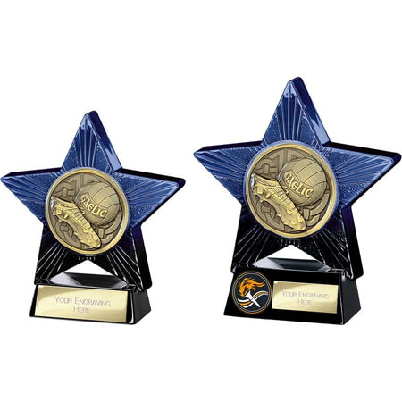 Superstar Gaelic Football Award Blue & Black