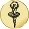 Dancing Ballerina Gold 25mm