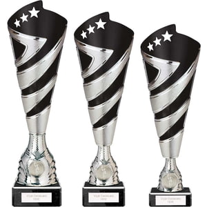 Hurricane Altitude Plastic Cup Silver & Black