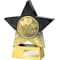 Superstar You're a Hero Award Black & Gold