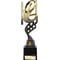 Innov8 Rugby Plastic Trophy Gold & Black