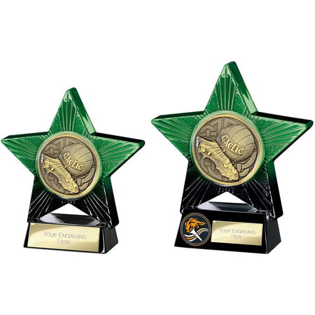 Superstar Gaelic Football Award Green & Black