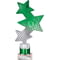 Trinity Star Multisport Tube Trophy Green & Silver