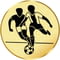Football/Male Gold 25mm