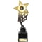 Innov8 Star Plastic Trophy Gold & Black