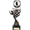 Innov8 Football Plastic Trophy Silver & Black