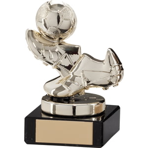 Agility Boot & Ball Football Trophy