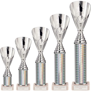 Rising Stars Plastic Trophy - Silver