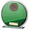 Seismic Multisport Circle Plaque Green & Silver
