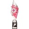 Pizzazz Plastic Trophy Silver & Pink