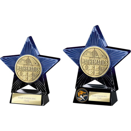 Superstar Maths Award Blue & Black