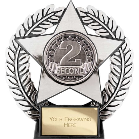 Emperor Star 2nd Place Plaque Silver 120mm