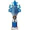 5 Star Multisport Tube Trophy Blue & Silver