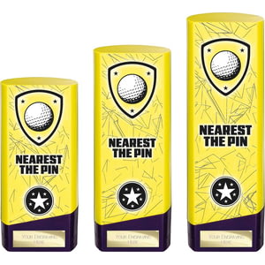 Prime Heavyweight Golf Nearest the Pin Yellow & Purple