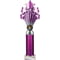 5 Star Multisport Tube Trophy Purple and Silver