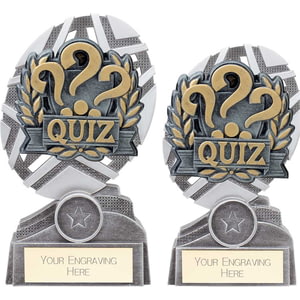 The Stars Quiz Plaque Award Silver & Gold