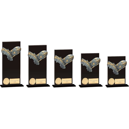 Euphoria Hero Rugby Glass Award Jet