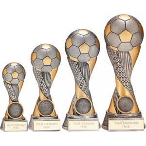 Revolution Football Resin Award Silver