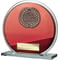 Seismic Multisport Circle Plaque Red & Silver