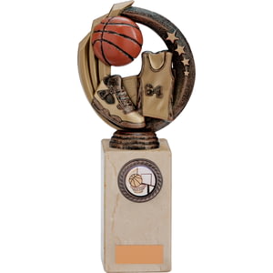 Renegade Basketball Legend Award Antique Bronze & Gold