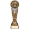 Ikon Tower Martial Arts Award Antique Silver & Gold